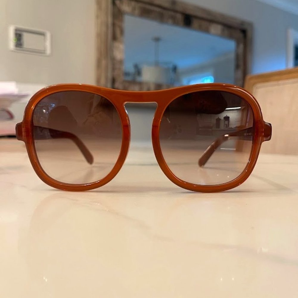 Chloe Marlow Oval Sunglasses